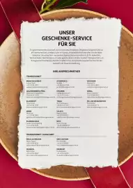 Transgourmet Flugblatt Seite 8: UNSER GESCHENKE-SERVICE FÜR SIE Ein geschmackvolles Geschenk sind unsere Geschenkkörbe. Die