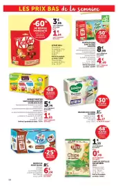 Catalogue Hyper U page 14: BLEDINA Brasses €1,27, Charles & Alice Dessert fruitier €7,57
