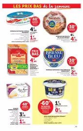 Catalogue Hyper U page 19: Délice des Neiges Tartiflette €4,45, Bresse Bleu FROMAGE PASTEURISE A PATE PERSILLEE €2,76