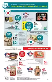 Catalogue Hyper U page 27: Maitre Coq Hache à cuisiner à la dinde €5,49, Maitre CoQ Coq en Box €2,50