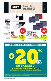Catalogue Hyper U page 35: DIM FILLE ECODIM €7,63, DIM BOXERS €9,73