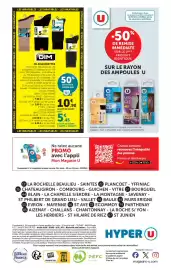 Catalogue Hyper U page 40: Dim mi-chaussettes €5,45, U le rayon des ampoules