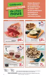 Catalogue Hyper U semaine 42 page 2: Le Jambon Sec €16,99, SODIPORC FARCI POITEVIN €13,99