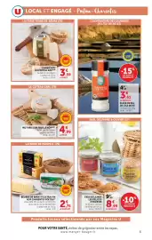 Catalogue Hyper U semaine 42 page 3: Mothais sur feuille AOP €4,99, PAMPLIE BEURRE DE BARATTE EXTRA-FIN €2,75