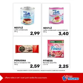 Volantino Iper Tosano settimana 41 Pagina 2: Nestlé Latte condensato senza lattosio €3,40, Fitness Barrette assortite €2,25