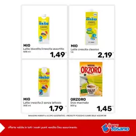 Volantino Iper Tosano settimana 41 Pagina 3: Orzoro Orzo macinato €1,45, MIO Latte biscotto/crescita assortito €1,49