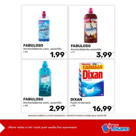 Volantino Iper Tosano settimana 41 Pagina 4: Fabuloso Ammorbidente €1,99, Fabuloso ammorbidente assortito €3,99