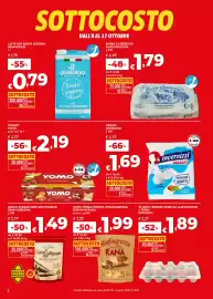Volantino Bennet Pagina 2: Pasta fresca ripiena sfogliagrezza Giovanni Rana €1,99, Yogurt Yomo gusti vari €2,19