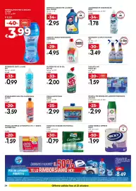 Volantino Bennet Pagina 24: Additivo liquido igienizzante Amuchina €4,95, Tovaglioli scozzesi GranTavola Foxy €0,79