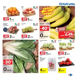 Volantino Carrefour Pagina 3: Arance Navel rete 1,5 kg Mele Fuji sfuse PRODOTTO IN ITALIA -20% 1,79 € 2,24 € Melagrana di