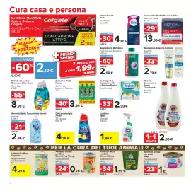 Volantino Carrefour Market Pagina 14: Ammorbidente Concentrato Vernel €2,99, Alimento Umido per Cani Special Dog Monge €0,76
