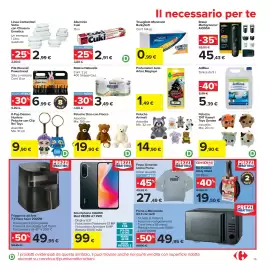 Volantino Carrefour Market Pagina 15: Peluche Animali €14,90, Bobina Naturelle Soavex €3,49
