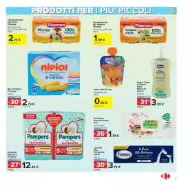 Volantino Carrefour Market Pagina 17: Biscotti Nipiol 6 Cereali €2,79, Omogeneizzati alle Verdure Plasmon €1,59