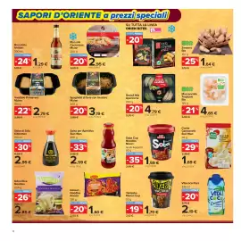 Volantino Carrefour Market Pagina 18: Orien Bites Gyoza Chicken, Riso alla Cantonese Mulan €2,95