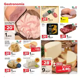 Volantino Carrefour Market Pagina 4: Paella di Pesce €4,19, Salame Nostrano Bortolotti Intero €1,64
