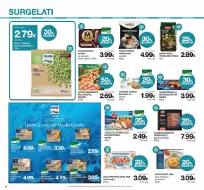 Volantino Superconti Pagina 8: SURGELATI anzichè 3,99 € 2.79€ 3,10 € al kg PISELLI TENERI E DOLCI I FINI FROSTA 900 g 8