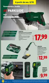 Folheto Lidl Página 14: Parkside conjunto para soldar €12,99, Parkside berbequim de percussão 500 w €17,99