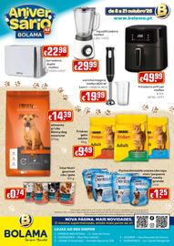 Folheto Bolama Página 24: Torradeira dupla hoffen €22,98, Purina dentalife snacks cão raça mini/pequena média grande €1,25