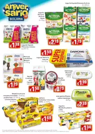 Folheto Bolama Página 10: DANONE iogurte líquido Danone Activia ACTIVIA SAÚDE DIGESTIVA Fibras & Probioticos 4x145 ml