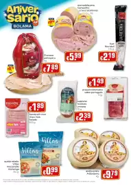 Folheto Bolama Página 4: Queijo prato a queijeira €9,79, Mortadela peru campofrio €5,99