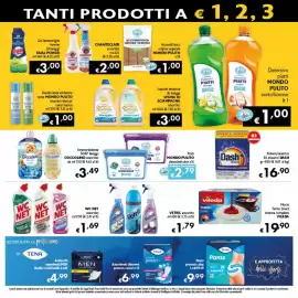 Volantino Spak Supermercati Pagina 15: Detersivo piatti Mondo Pulito €1,00, WC NET assortito €1,69