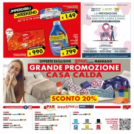 Volantino Spak Supermercati Pagina 16: Liquido lavatrice Dash €7,99, Caffè Suerte LAVAZZA €9,90