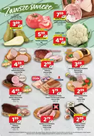Delfin gazetka Strona 2: Kiełbasa ze świnibocia Madej Wróbel €2,79, Smalec z mięsem Poleska Chata €2,99