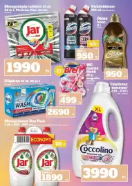 Family Diszkont akciós újság hét 41 Oldal 21: Jar mosogatószer €1.890,00, Domestos zéró wc vízkőoldó gél €950,00