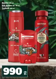 Family Diszkont akciós újság hét 41 Oldal 23: Old Spice deodorant €19.999,00