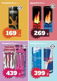 Family Diszkont akciós újság hét 41 Oldal 26: Monster energiatal €439,00, Brekke energy drink €169,00