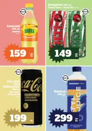 Family Diszkont akciós újság hét 41 Oldal 3: Marka lemonádé €159,00, Tt juice €299,00
