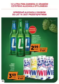 Groszek gazetka | Market Strona 28: Piwo Żywiec €3,69, Piwo Lech €2,99