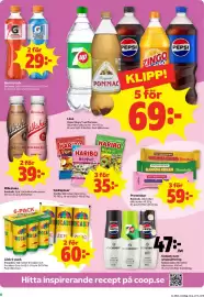 Stora Coop reklamblad vecka 42 Sida 6: Trocadero €60,00, Gatorade sportdryck €29,00