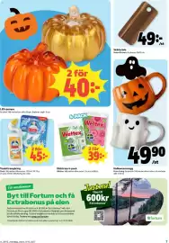 Coop Daglivs reklamblad vecka 42 Sida 7: Duck toalettrengöring €45,00, Wettex disktrasa €78,00