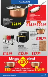Lidl leaflet week 42 Page 21: Silvercrest premium butcher's block €17,99, Silvercrest 6.7L Air Fryer €32,99