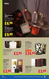 Lidl leaflet week 42 Page 22: Confetti Glass Candle €3,99, Xl Confetti Murano Candle €24,99