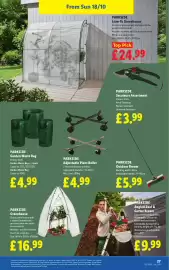 Lidl leaflet week 42 Page 29: Parkside outdoor broom €5,99, Parkside adjustable plant roller €4,99
