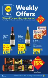 Lidl leaflet week 42 Page 6: Giesen small batch new zealand sauvignon blanc €5,99, Dr. Oetker Pizza Ristorante €1,75