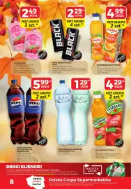 Top Market gazetka Strona 8: Napój Energetyzujący Black €2,29, Sok jabłkowy Tymbark €4,29