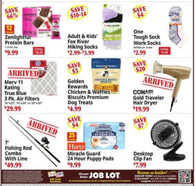 Ocean State Job Lot flyer week 41 Page 6: Conair gold traveler hair dryer €19,99, True Blue 3 Pk. Air Filters €29,99
