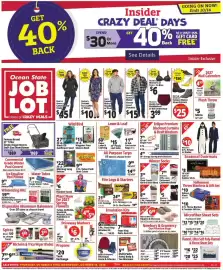 Ocean State Job Lot flyer week 41 Page 1: Famous Brand 21" 179cc Single-Stage Electric Start Gas Snow Blower €869,00