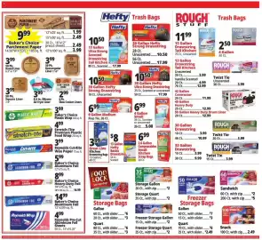 Ocean State Job Lot flyer week 41 Page 16: Hefty 30 gallon ultra strong drawstring €17,99, Food Lock sandwich €2,00