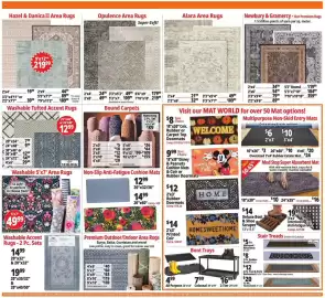 Ocean State Job Lot flyer week 41 Page 7: Opulence Area Rugs €24,99, Alara Area Rugs €21,99