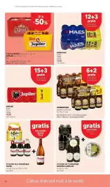Spar Colruyt folder Pagina 20: Stella artois jupiter €29,16, Maes pils €11,62