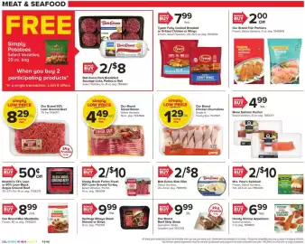 GIANT weekly ad week 41 Page 13: Mowi Salmon Portion €4,99, Our Brand Chicken Drumsticks €1,29