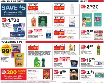 GIANT weekly ad week 41 Page 16: Scott paper towels or bathroom tissue €15,99, Pampers Diapers €20,00