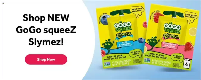 Stop&Shop weekly ad week 41 Page 5: GoGo squeeze Slymez €14,10