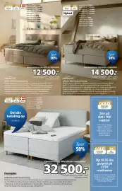 JYSK tilbudsavis Side 12: Dunlopillo OSA elevationsseng €32.500,00, Dreamzone reipa + brya kontinentalseng €12.500,00