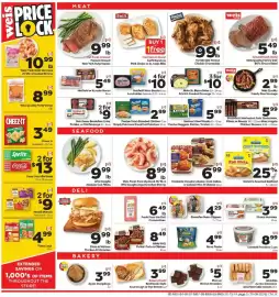 Weis Markets weekly ad week 41 Page 2: Signature Select Pasture Raised New York Strip Steaks €9,99