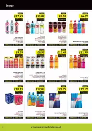 Musgrave MarketPlace leaflet Page 14: Celsius kiwi guava €8,99, Boost ice coffee €8,59